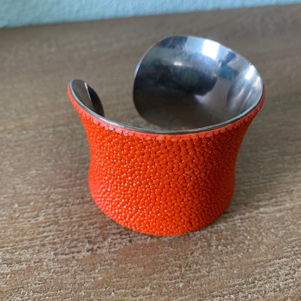 Unearthed Orange Stingray Bracelet